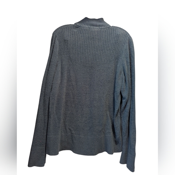 Exofficio Women's 1/4 Zip Cornflower Blue Pullover Super Warm Soft Sweater Sz XL - Picture 2 of 13